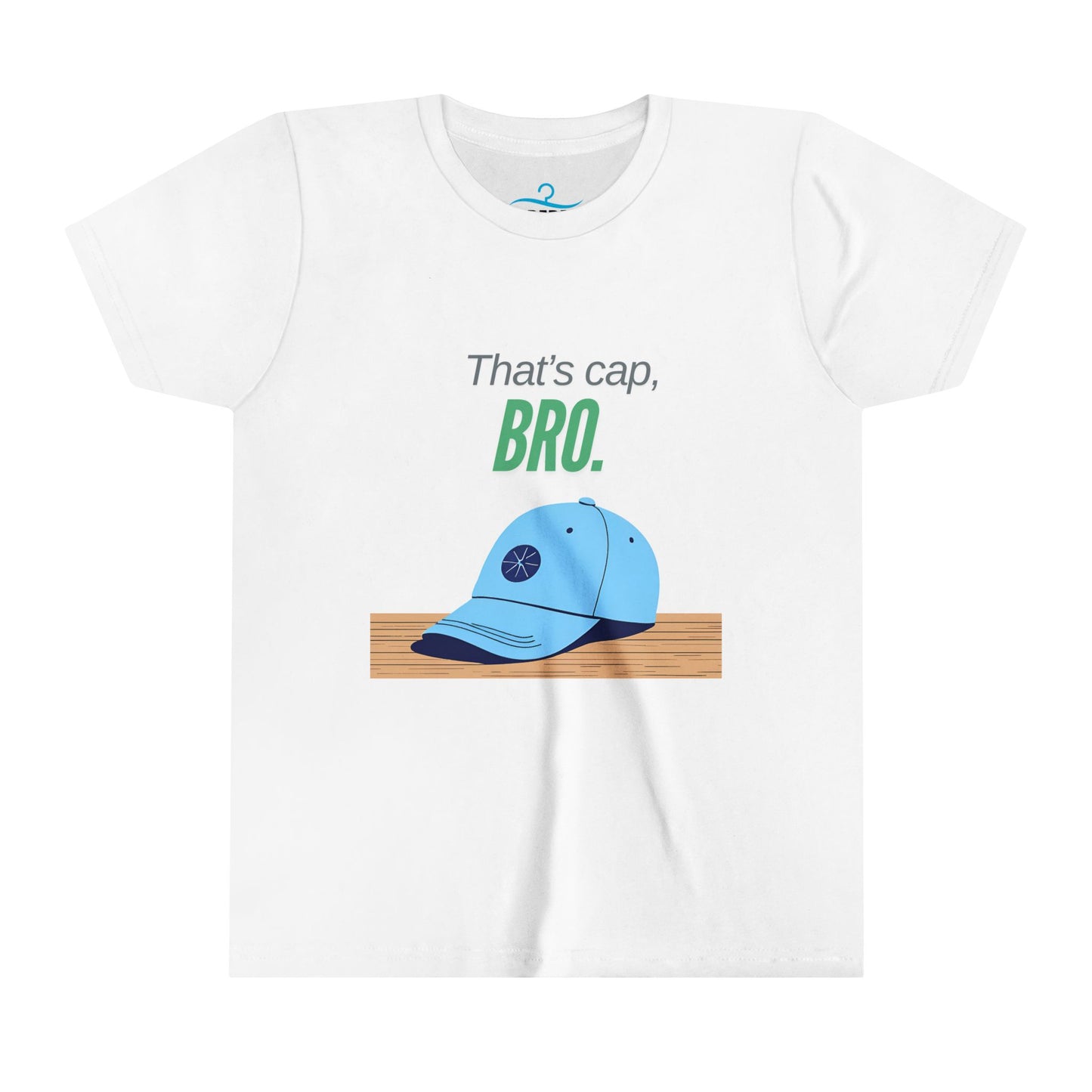 Youth Short Sleeve Tee - That's Cap, Bro.