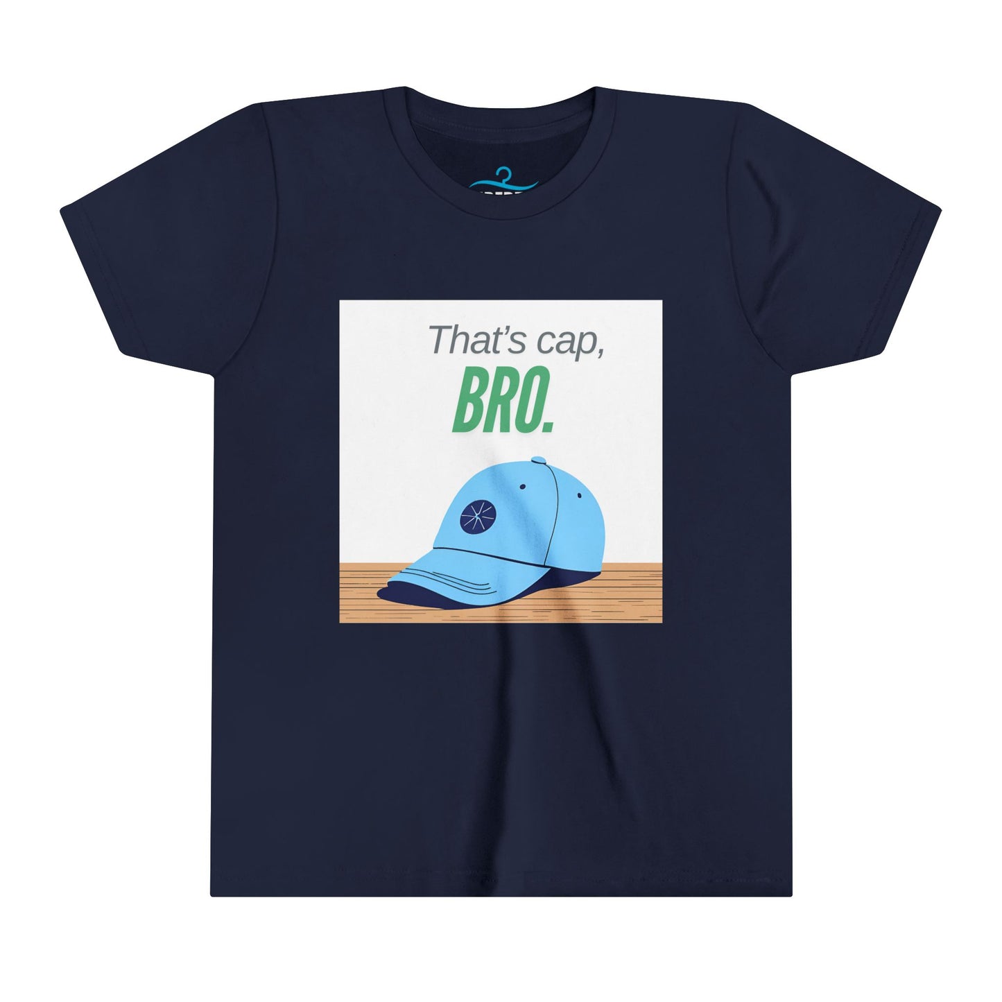 Youth Short Sleeve Tee - That's Cap, Bro.