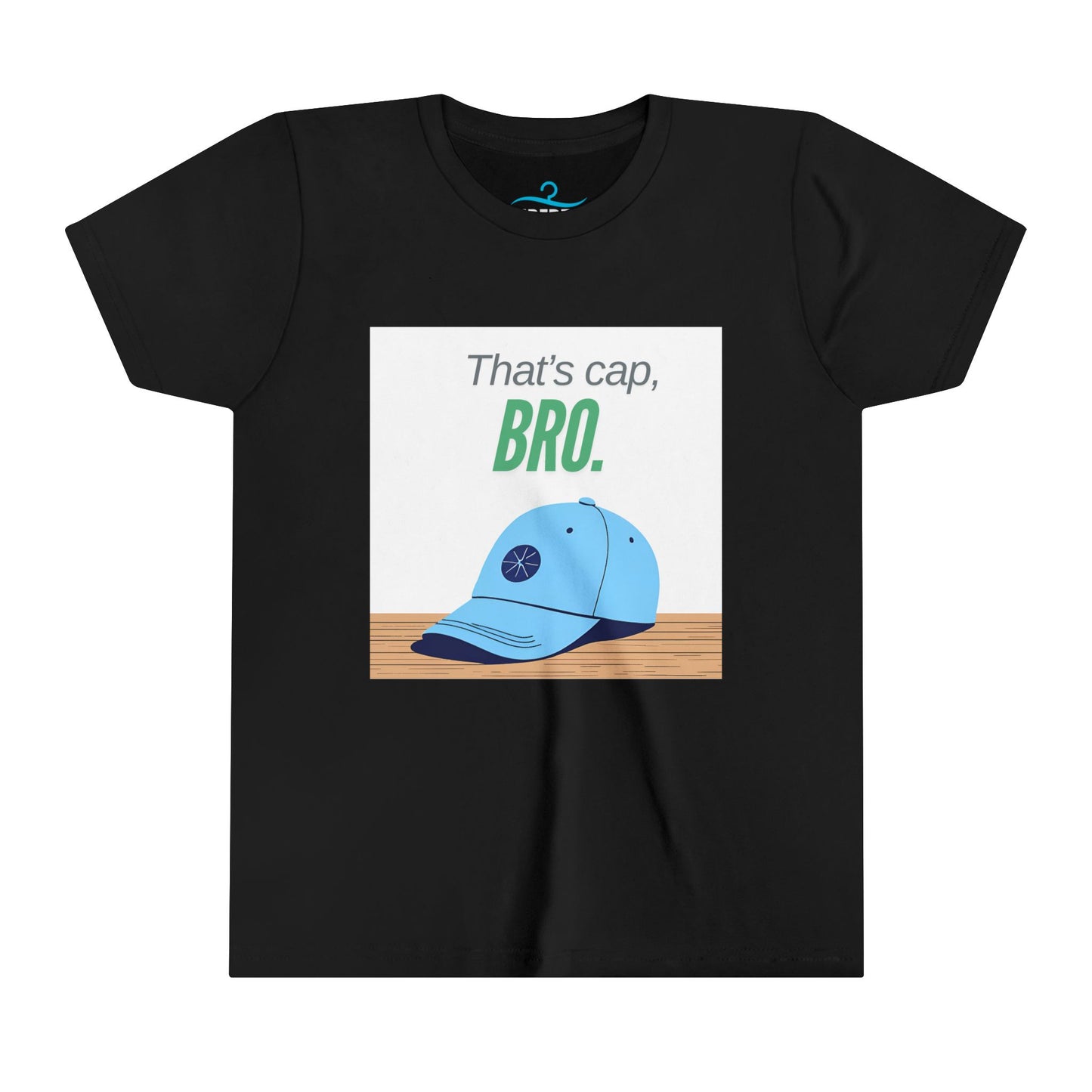 Youth Short Sleeve Tee - That's Cap, Bro.