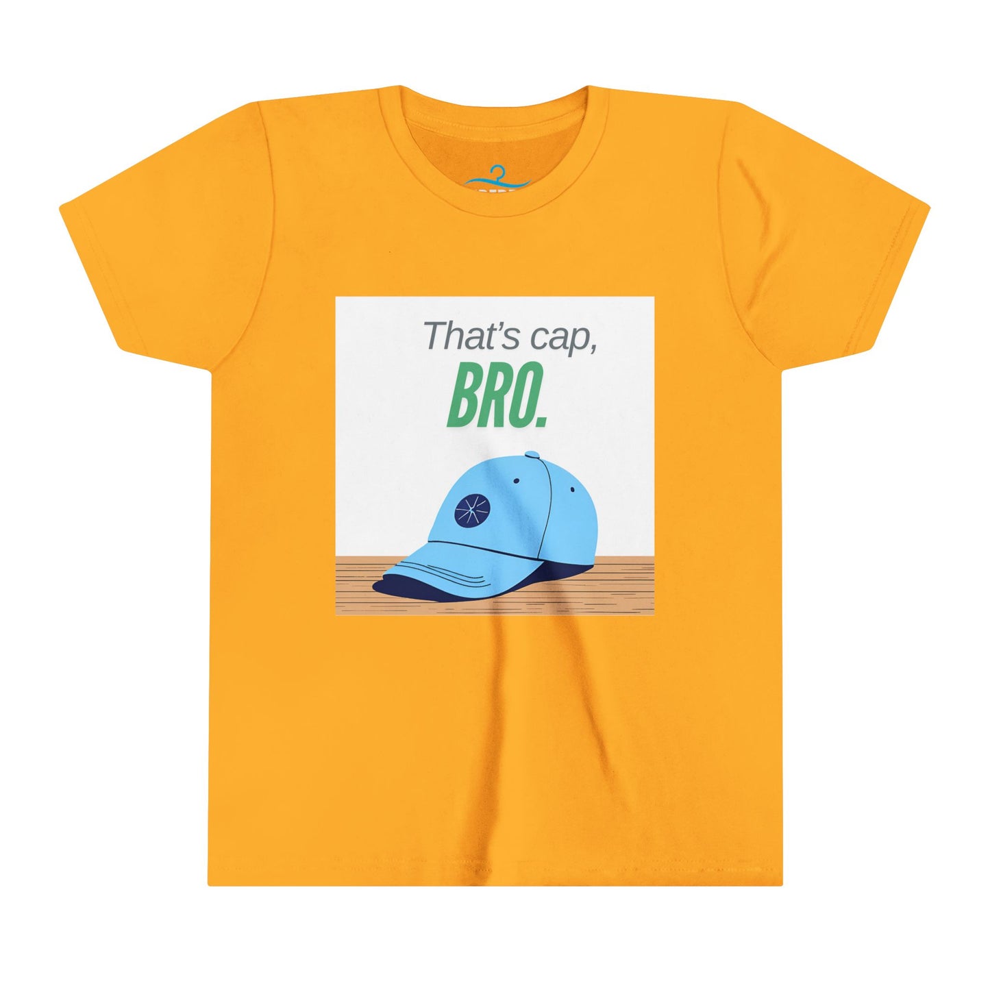 Youth Short Sleeve Tee - That's Cap, Bro.