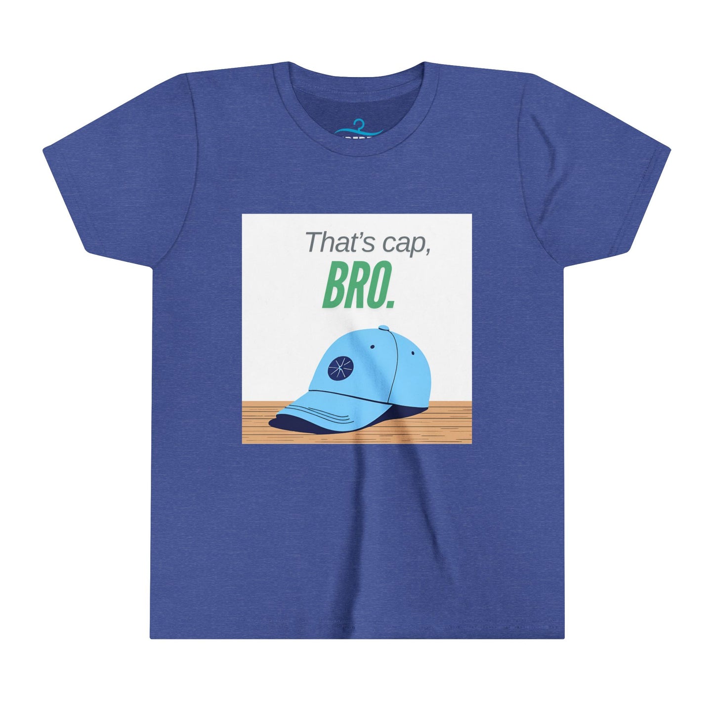 Youth Short Sleeve Tee - That's Cap, Bro.