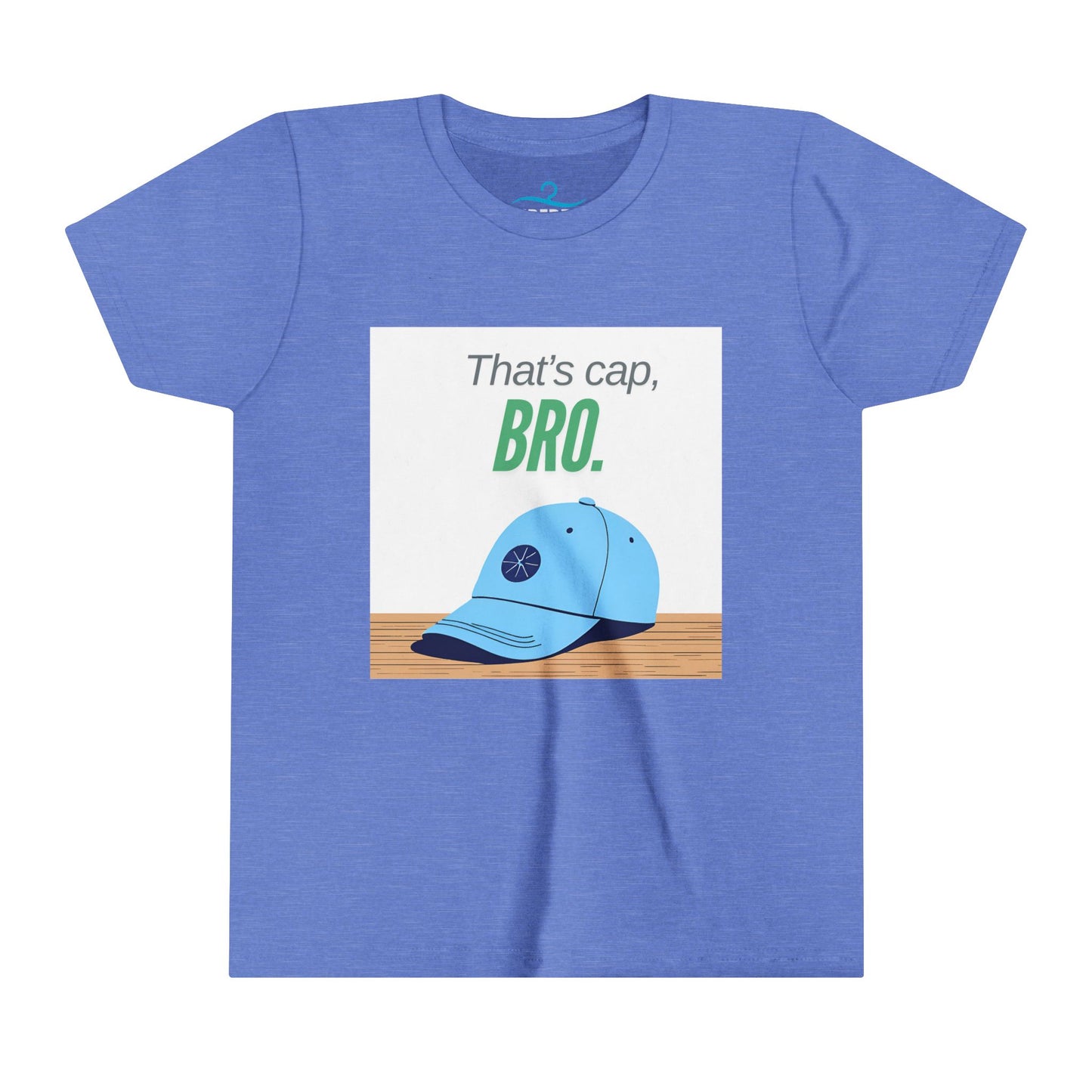 Youth Short Sleeve Tee - That's Cap, Bro.