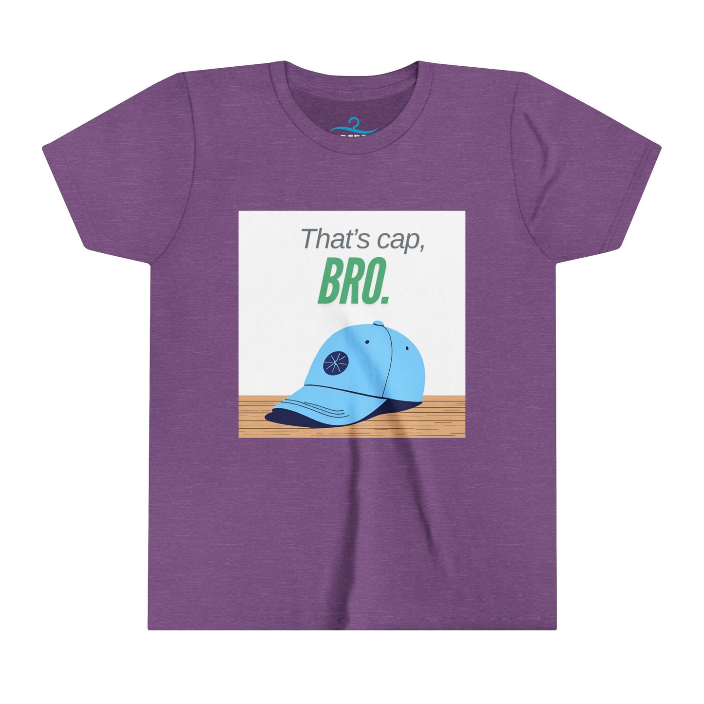 Youth Short Sleeve Tee - That's Cap, Bro.